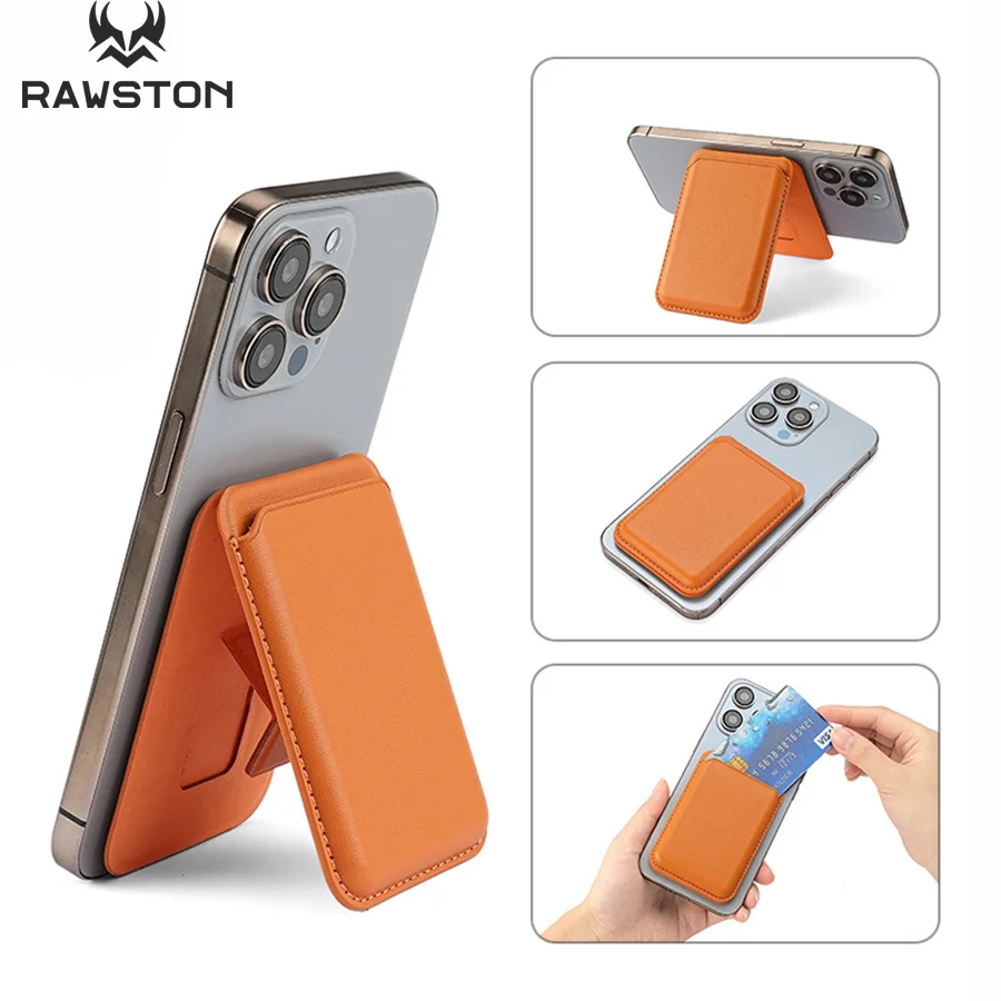 Phone Wallet Combo - Kickstand Manyetik Deri Cüzdan Kılıf iPhone