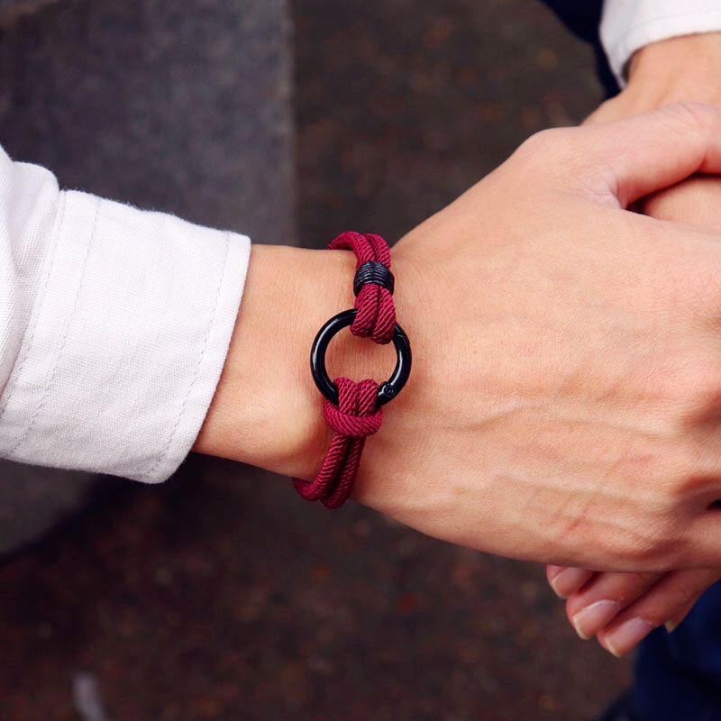 Men Accessories Ring And Bracelet - Yeni modası erkekler bilezik halat dağcılık