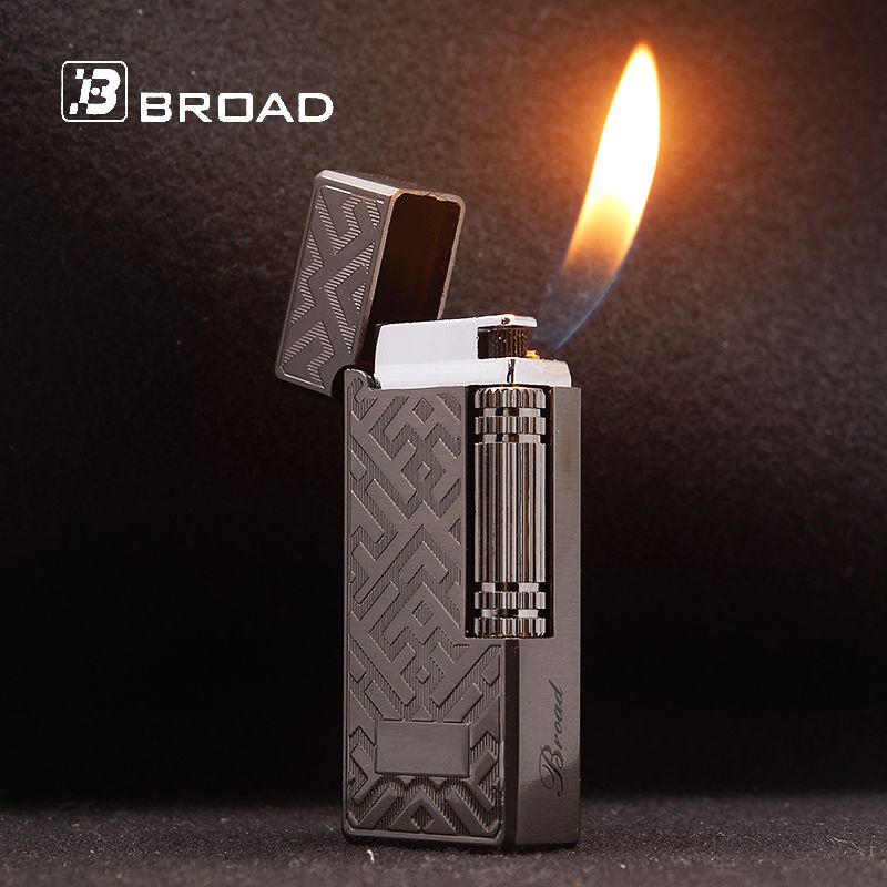 Men Accessories Gadgets - BROAD Çakmaktaşı Gaz Çakmak Bütan Yan