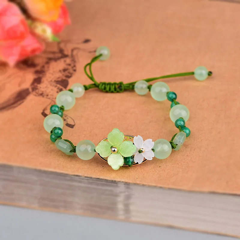 Yeşil yeşim çiçek bilezik musk - Bead Bracelet Men incelemesi ve fiyatı