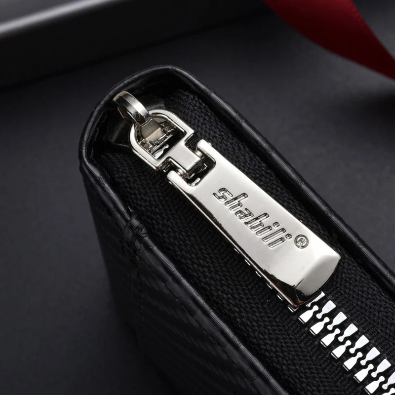 Karbon Fiber Desenli PU Deri F - Men Accessories Store incelemesi ve fiyatı