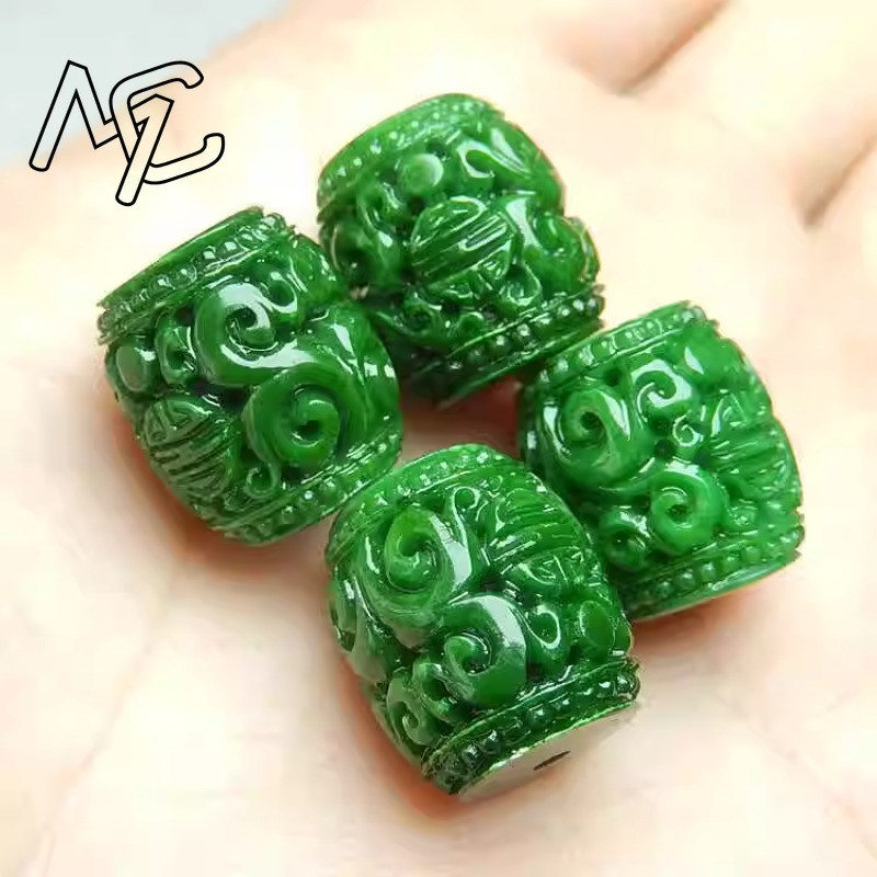 5 adet Doğal Yeşil Yeşim Oyma  - Bead Bracelet Men incelemesi ve fiyatı