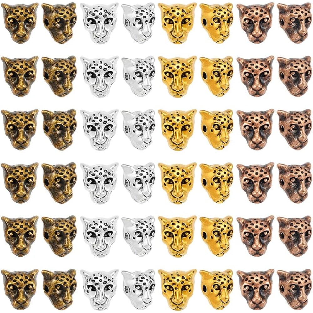 4 Renkli Leopar Başlı Boncukla - Bead Bracelet Men incelemesi ve fiyatı