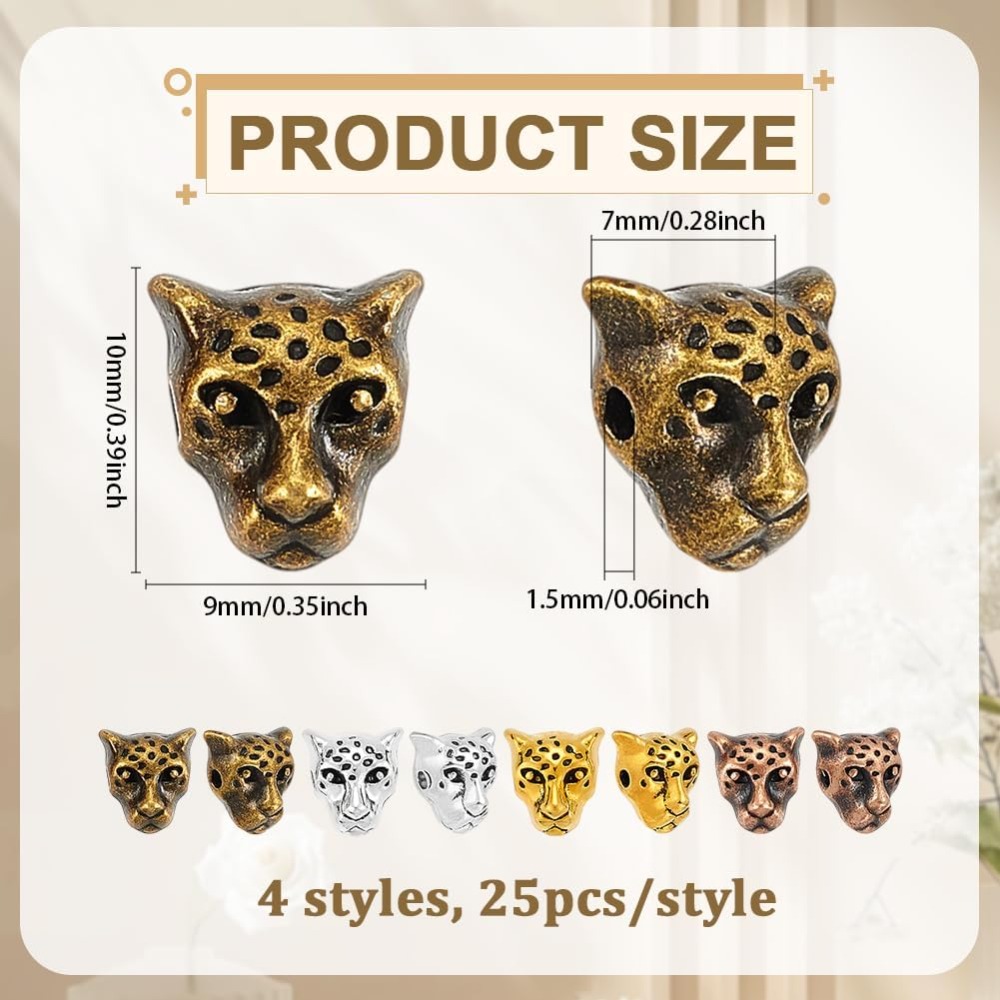 4 Renkli Leopar Başlı Boncukla - Bead Bracelet Men incelemesi ve fiyatı