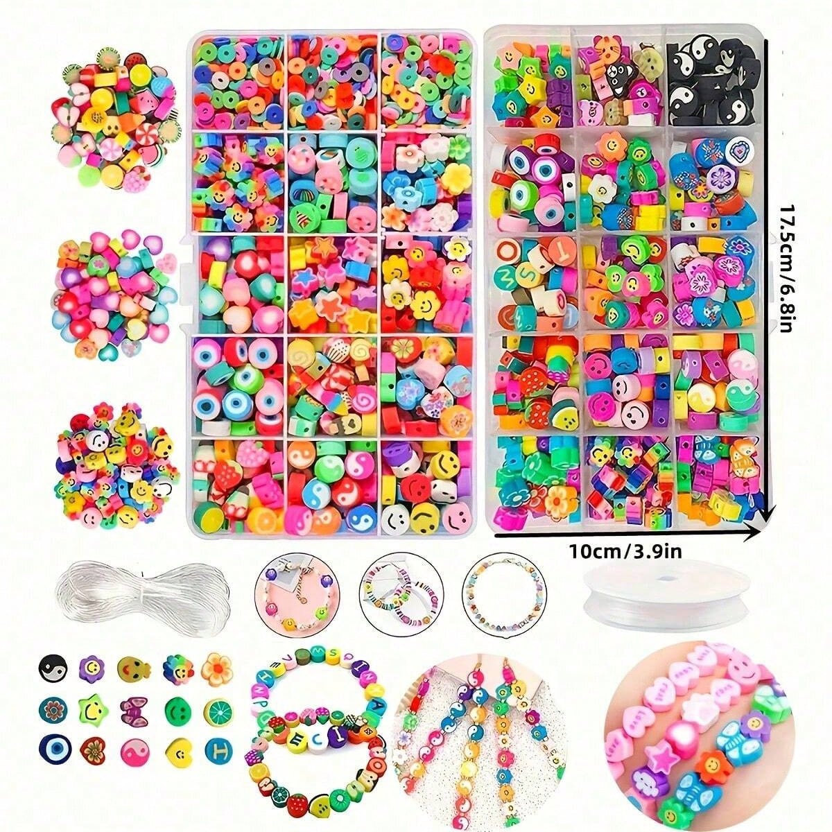 1450/1200/250 adet Polimer Kil - Bead Bracelet Men incelemesi ve fiyatı