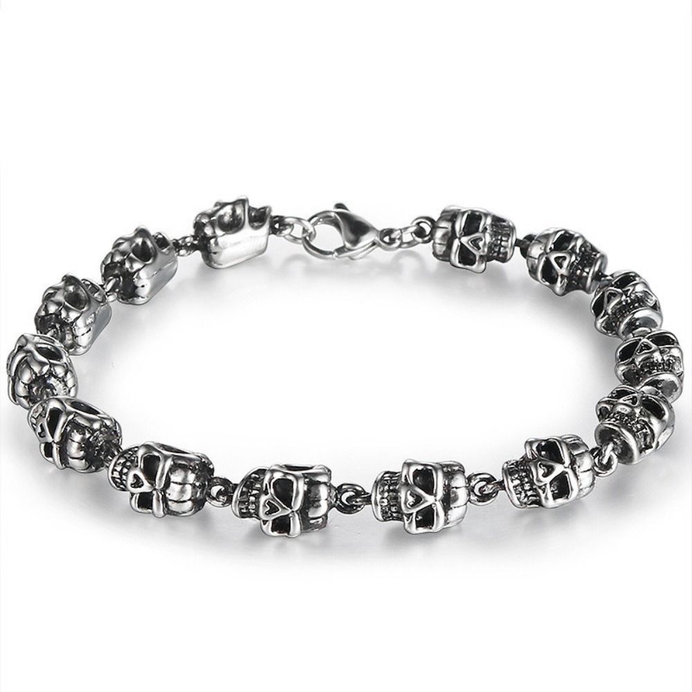 Yaratıcı Alaşım Kafatası Boncu - Men Accessories Ring And Bracelet incelemesi ve fiyatı