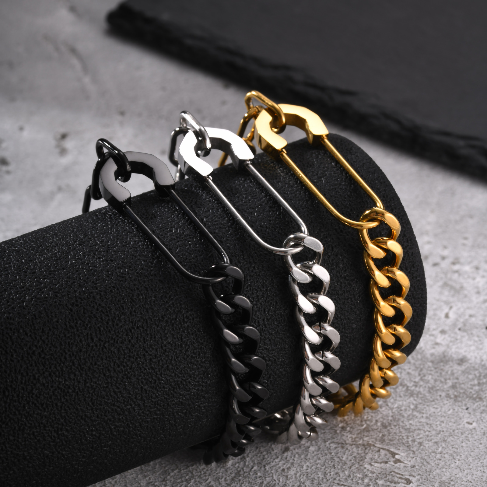 Vnox Erkek Ataş Küba Zinciri B - Men Accessories Ring And Bracelet incelemesi ve fiyatı
