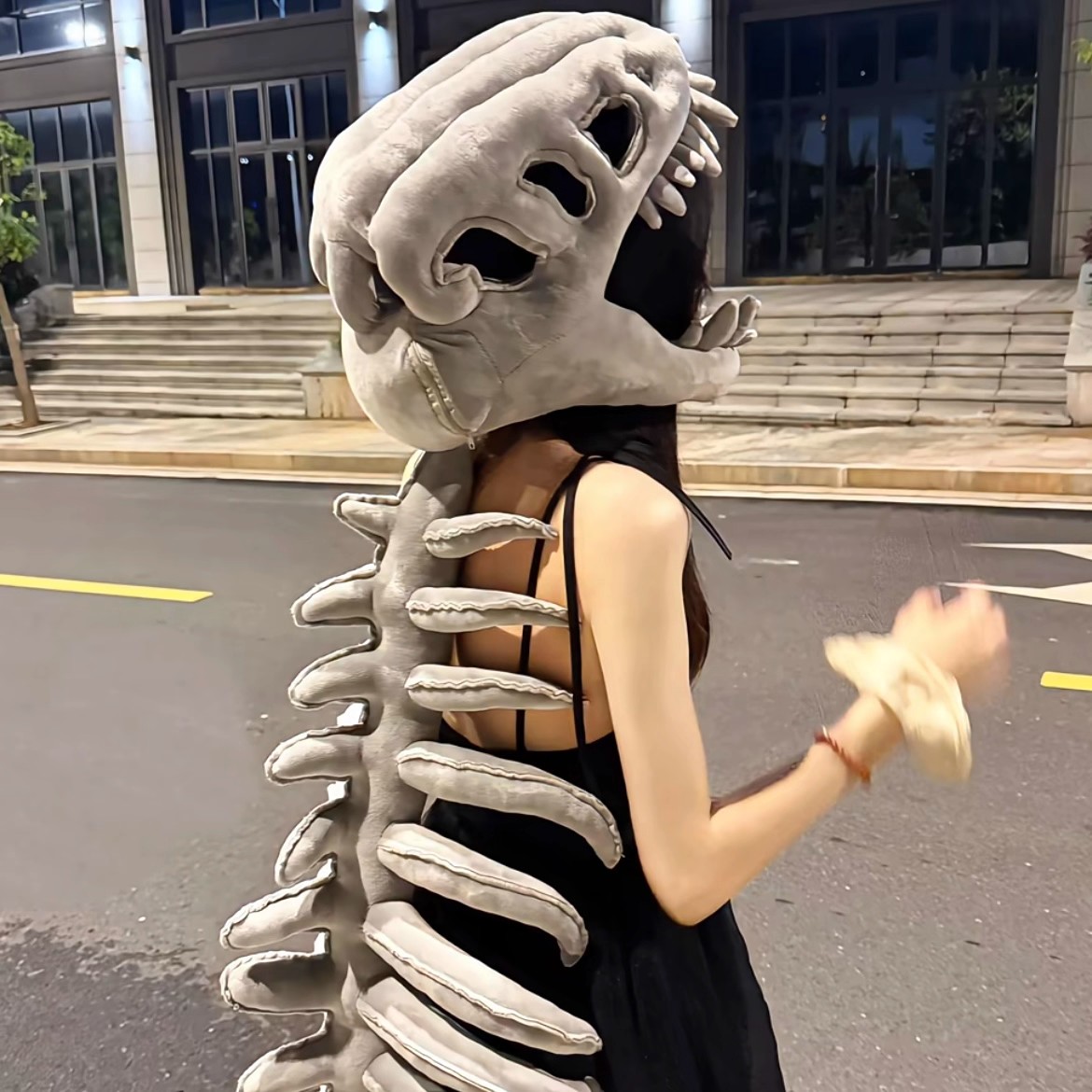 Dinozor İskeleti Desenli, Mask - Men Accessories Style incelemesi ve fiyatı