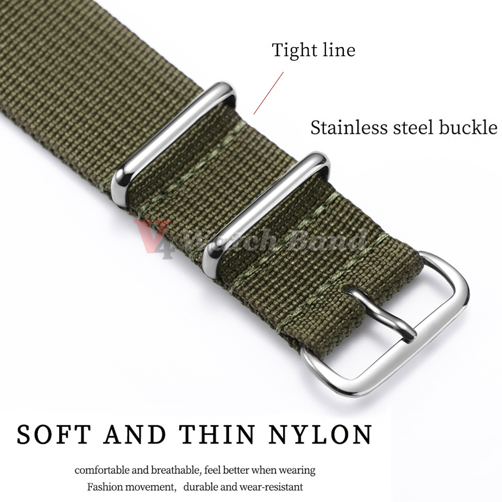 18mm 20mm 22mm Naylon Saat Kay - Men Accessories Ring And Bracelet incelemesi ve fiyatı