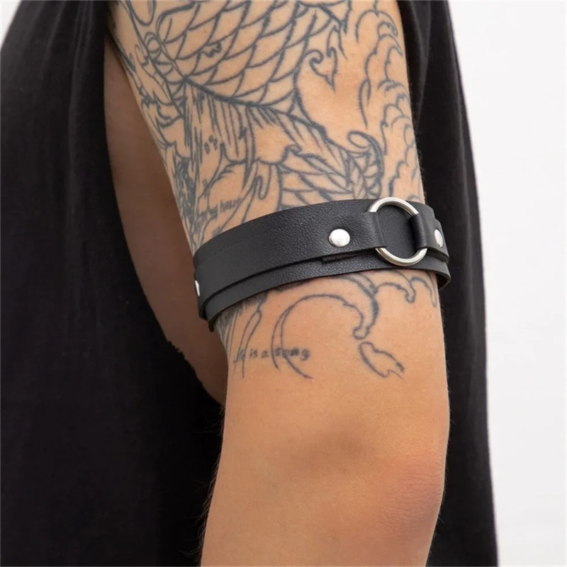 Erkekler için Deri Kol Bandı,  - Men Accessories Ring And Bracelet incelemesi ve fiyatı
