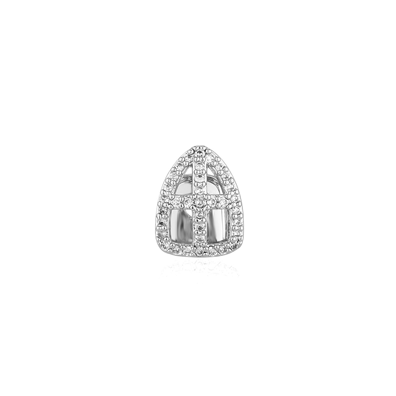 Oyuk Buzlu CZ Tek Diş Grillz A - Men Accessories In Silver incelemesi ve fiyatı