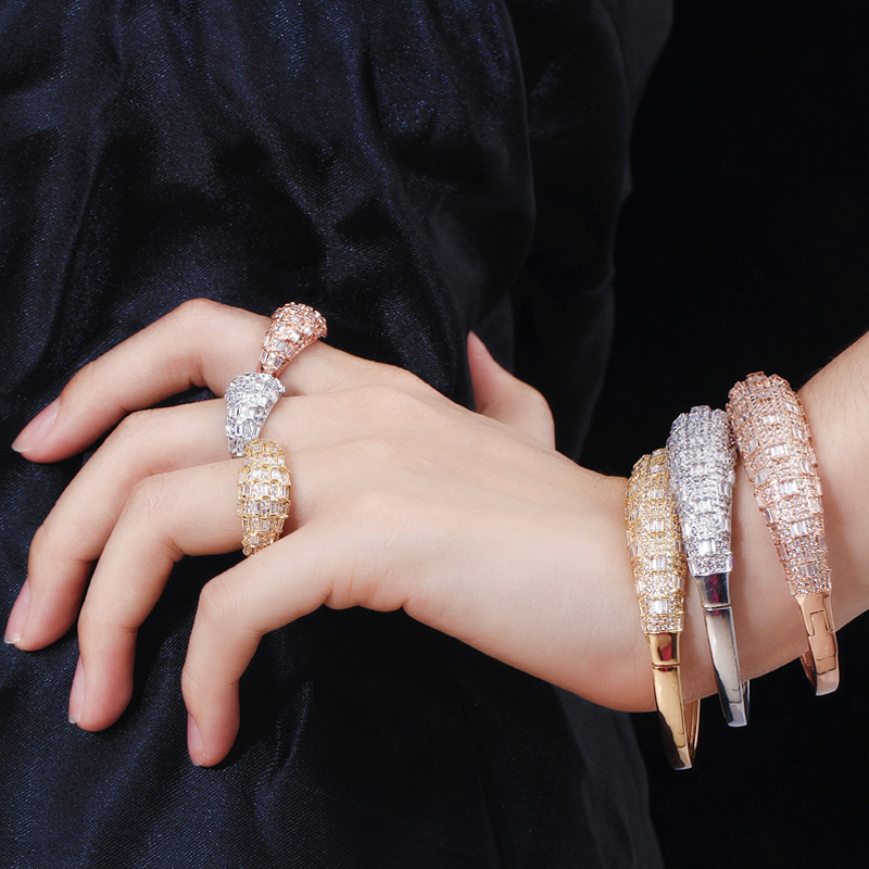 Pera lüks Dubai altın rengi pa - Men Accessories Ring And Bracelet incelemesi ve fiyatı