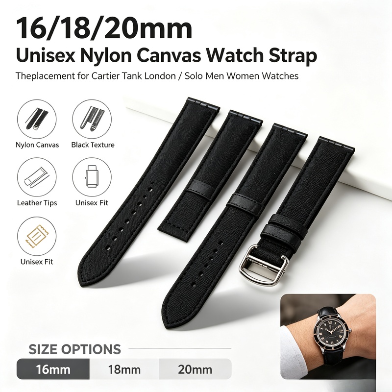 16/18/20mm Unisex Yumuşak Nayl - Men'S Accessories London incelemesi ve fiyatı